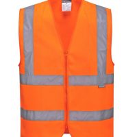 C375 - Hi-Vis zippzáras mellény