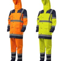 7HYDYS Hydra Hi-Viz PE esőöltöny, fényvisszaverő csíkkal