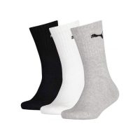 Puma Sport zokni - 3pár/csomag - fehér-szürke-fekete