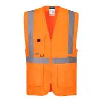 Portwest Hi-vis Executive mellény táblagép zsebbel